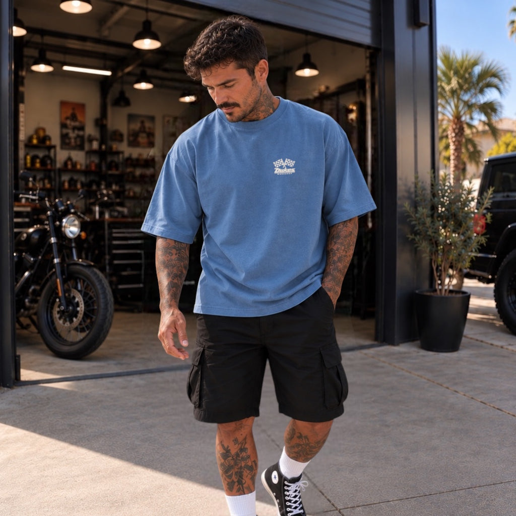Dukes Dead Heat Vintage Washed Oversized Tee