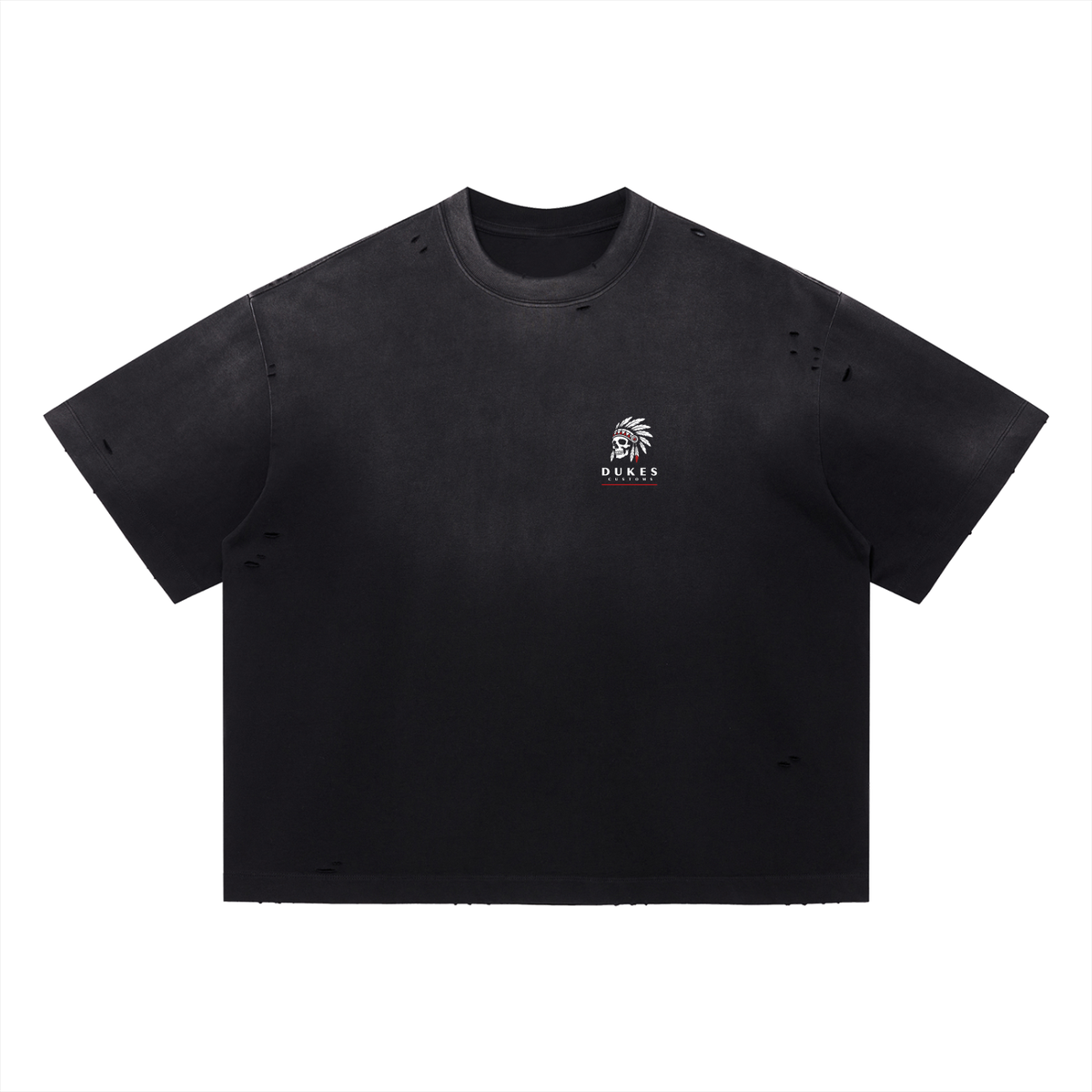 Dukes Renegade Distressed Boxy Oversized Tee