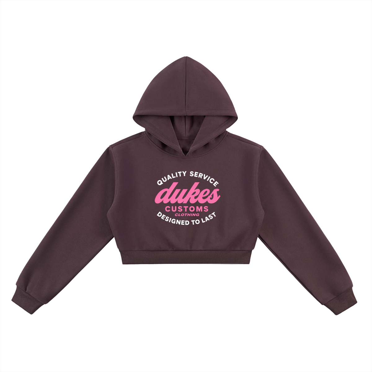 Dukes Customs Cropped Hoodie