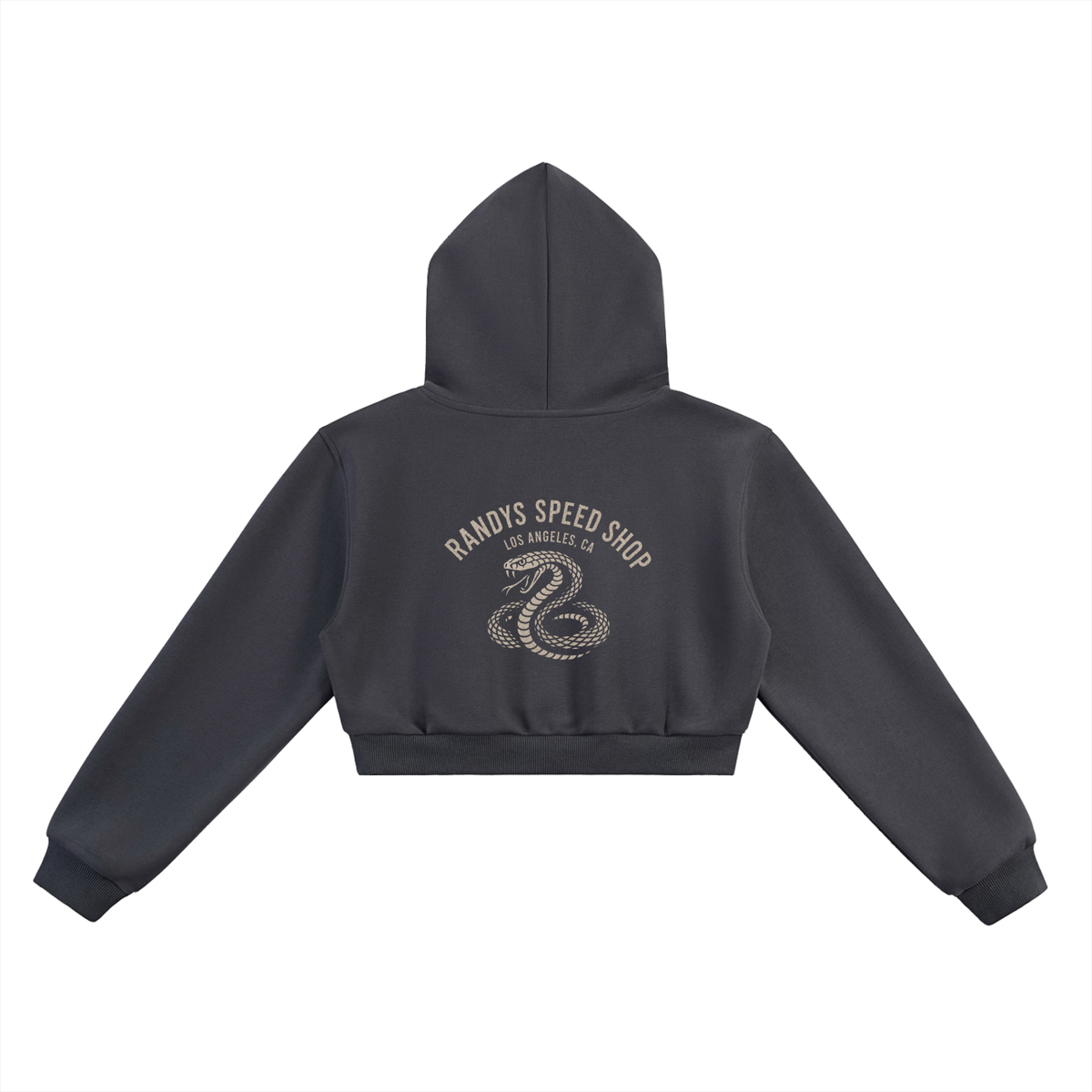 Randys Speed Shop Cropped Hoodie