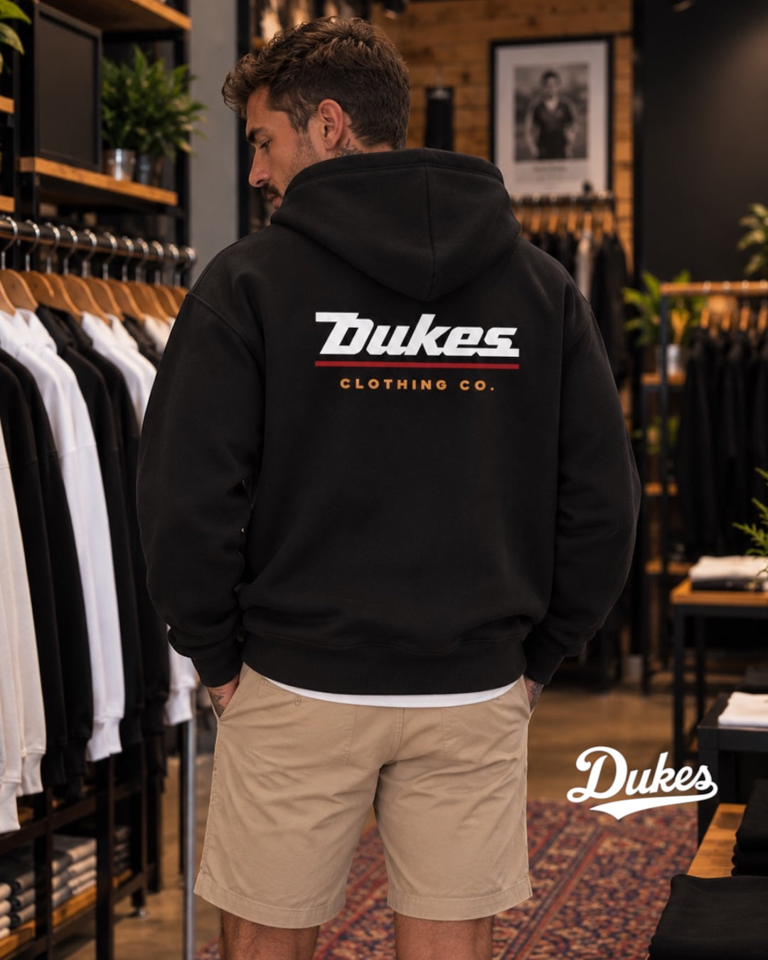 Dukes Burnout Full Zip Hoodie