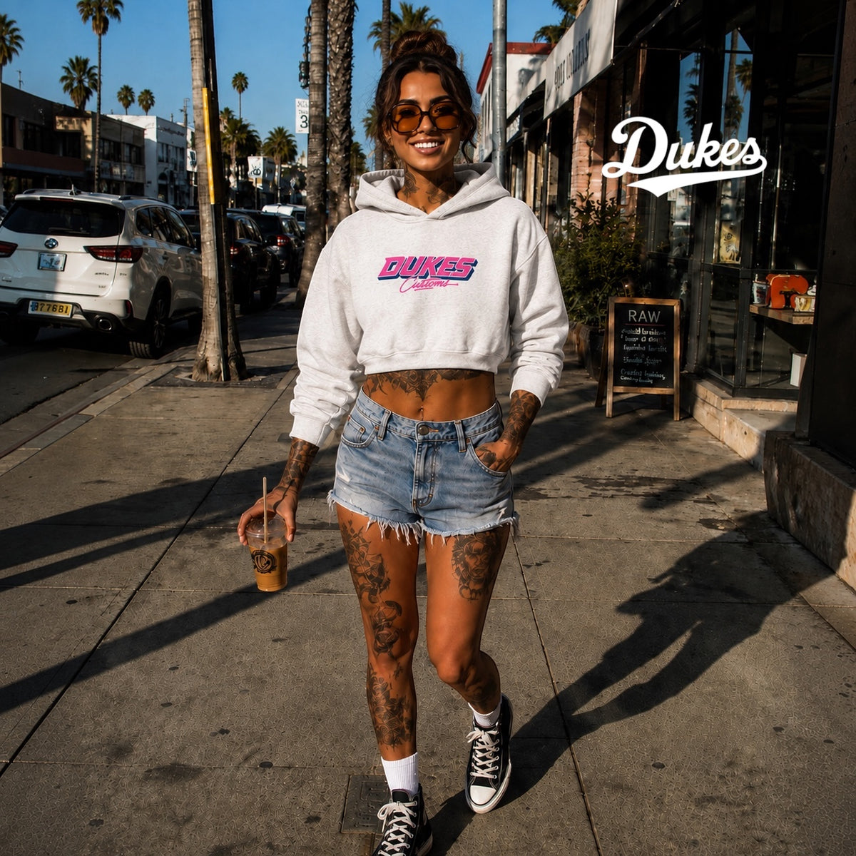 Dukes Customs Cropped Hoodie