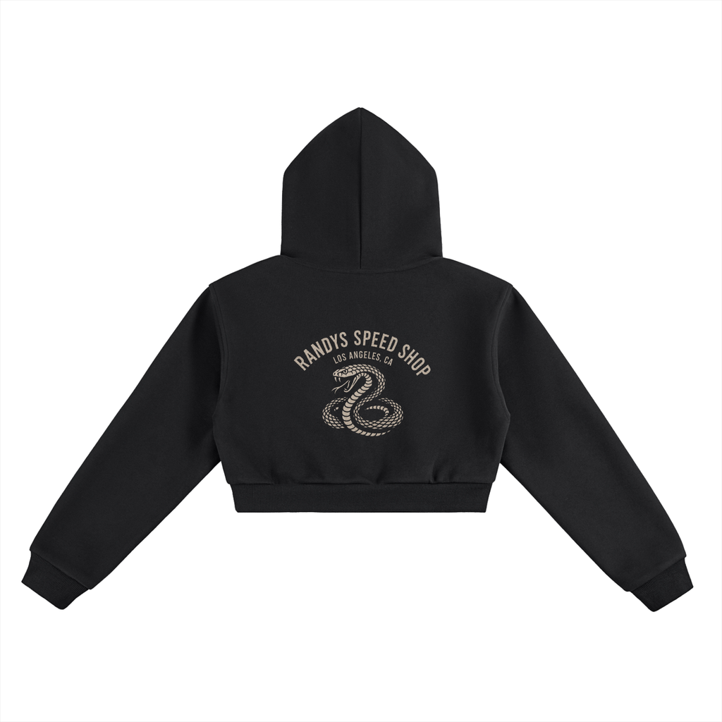 Randys Speed Shop Cropped Hoodie