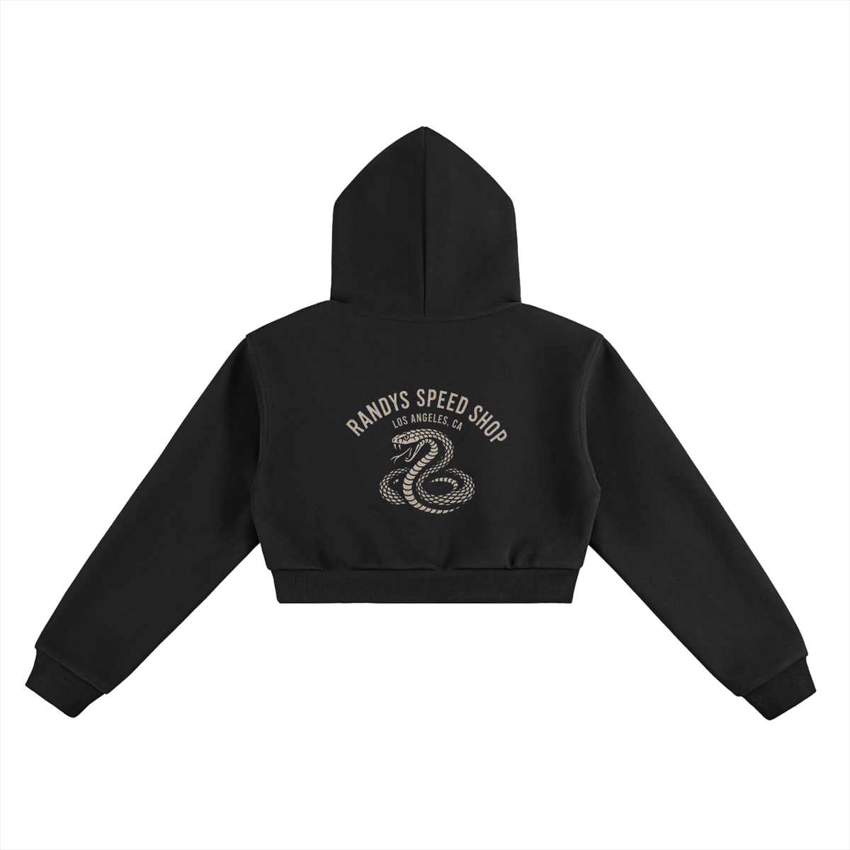 Randys Speed Shop Cropped Hoodie