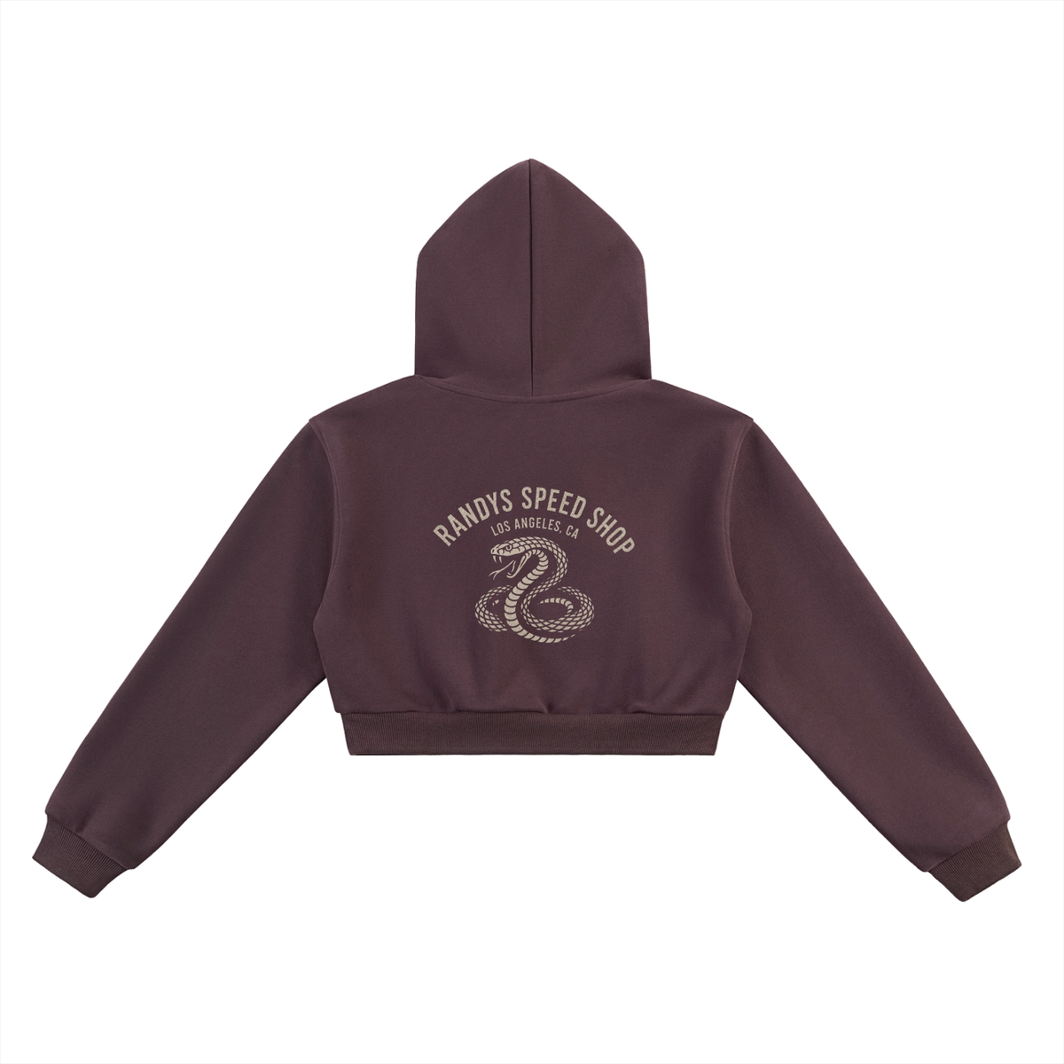 Randys Speed Shop Cropped Hoodie