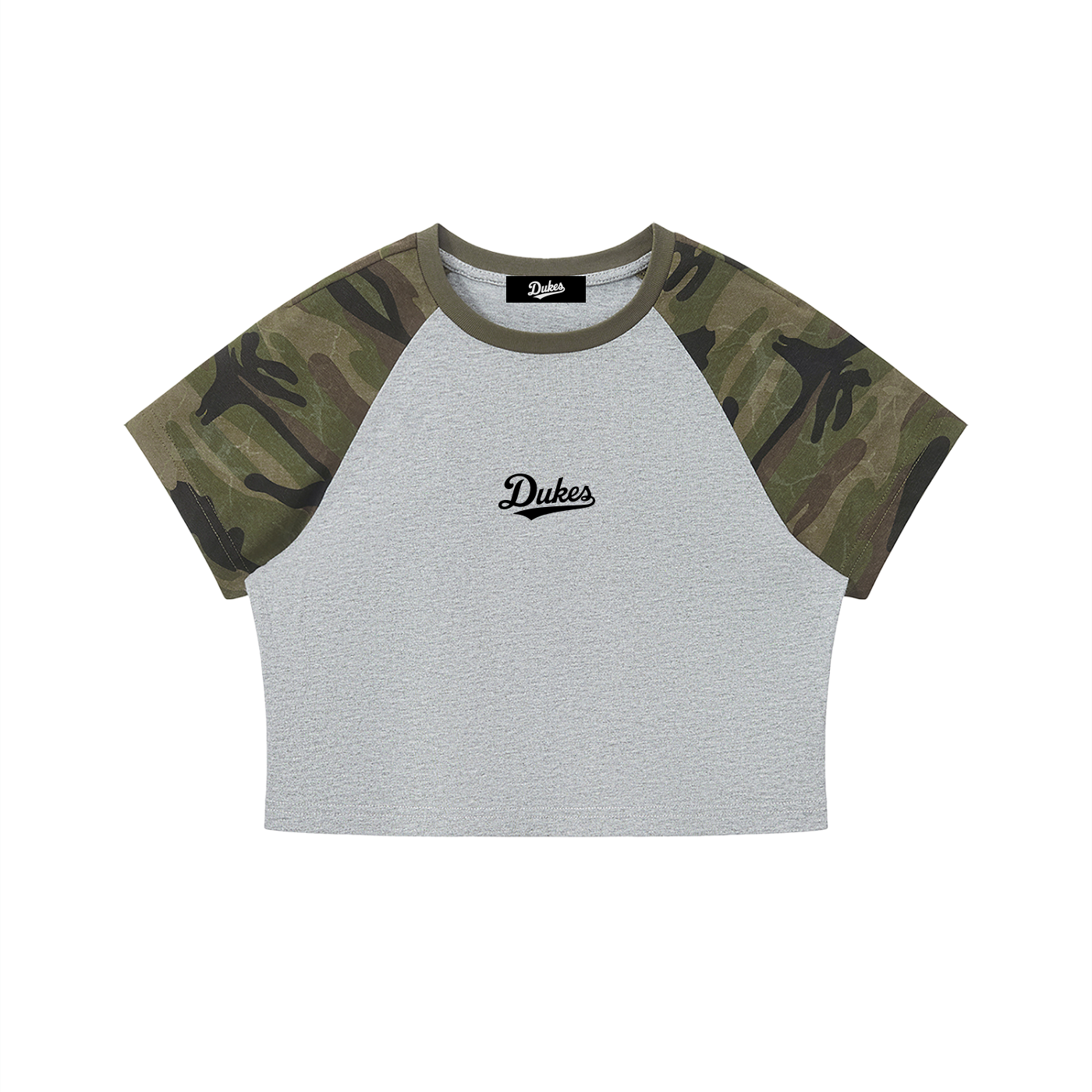 Dukes Womens Camo Crop Tee