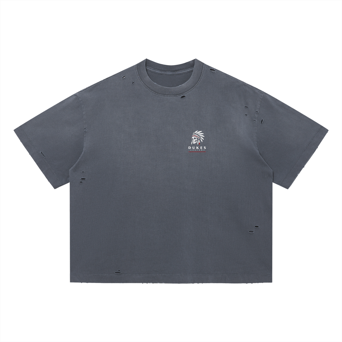 Dukes Renegade Distressed Boxy Oversized Tee