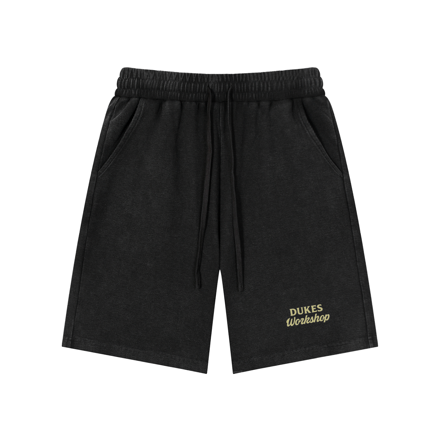 Mineral Wash Waffle Knit Shorts